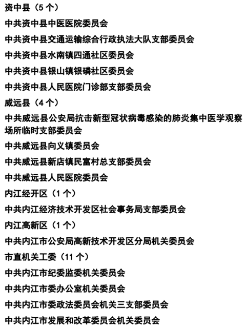 365个！内江抗疫先进名单公示(图21)