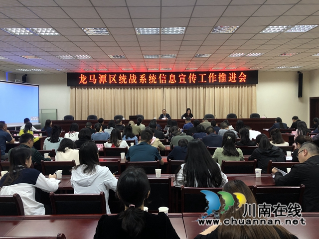 龙马潭区召开统战系统信息宣传工作推进会