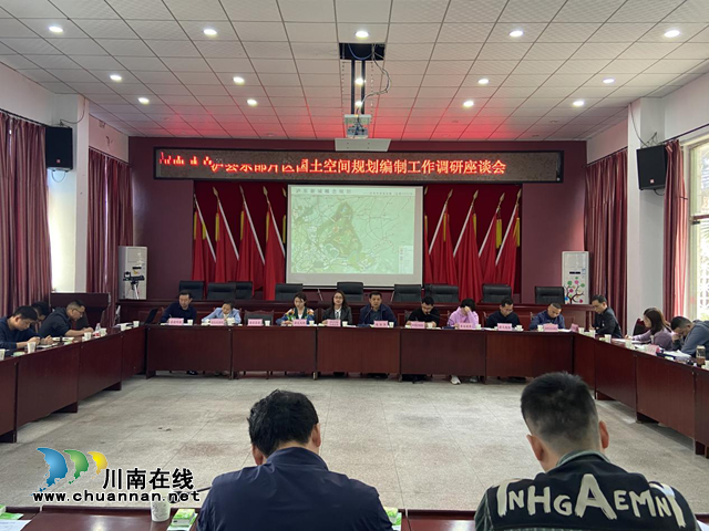 泸县召开东部乡镇国土空间规划编制工作调研座谈会