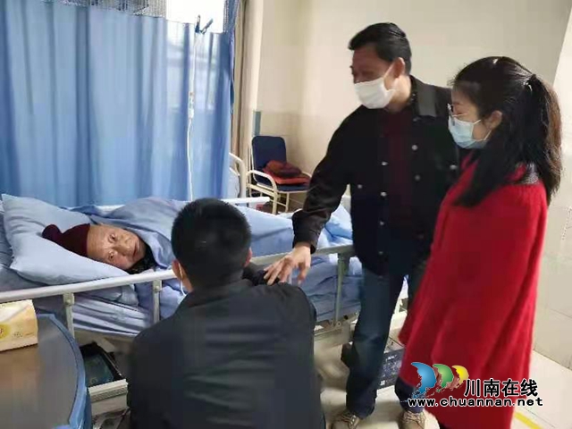 江阳区北城街道东门口社区：学党史办实事，慰问百岁党员