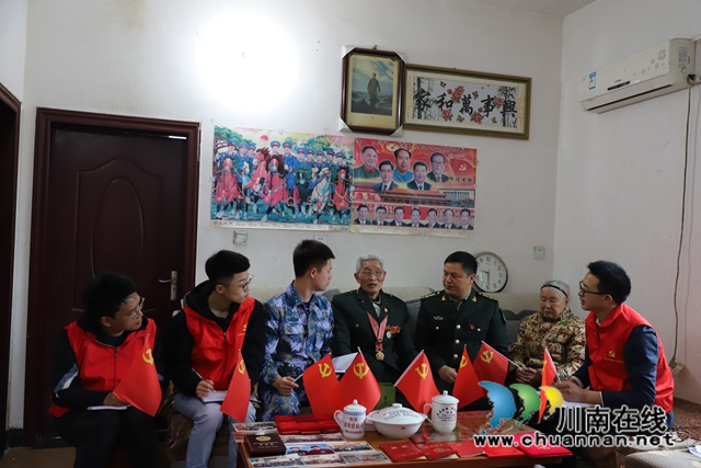 纳溪：抗美援朝老兵直播讲党史，传递浓浓爱党爱国情(图4)
