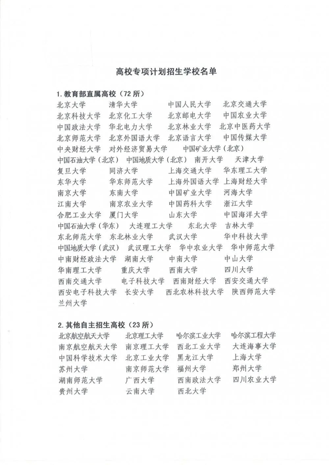 2021年重点高校招生专项计划来了！满足这些条件即可报考！(图4)