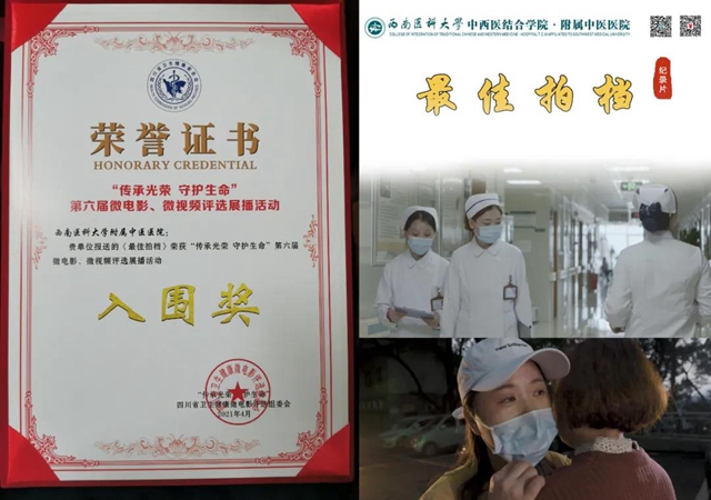 【点赞】西南医大中医院又从蓉城捧回4项大奖!(图6) 【点赞】西南医大中医院又从蓉城捧回4项大奖!(图6)
