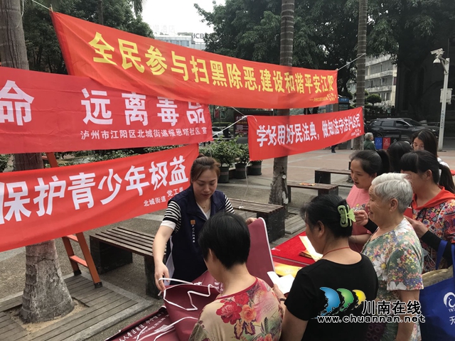 江阳区北城街道组织开展关爱未成年人宣传活动(图2)