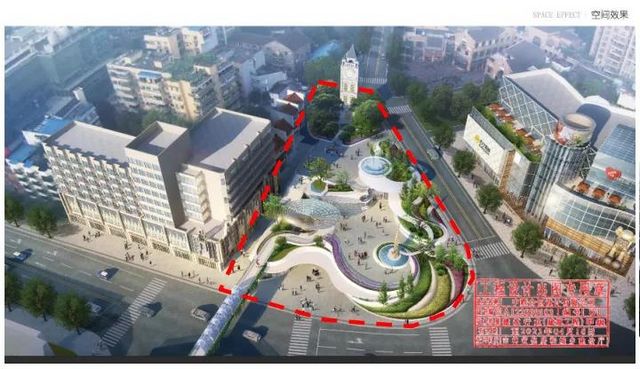 效果图来了！泸州钟鼓楼广场要大变样！(图3)
