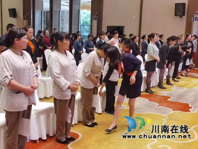泸县建校技能培训进企业活动走进天展温泉酒店