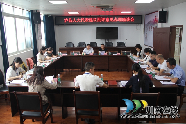 泸县残联召开县人大代表建议批评意见办理座谈会