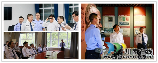 浙江警察学院党委书记蒋珍明一行到四川警察学院调研(图2)