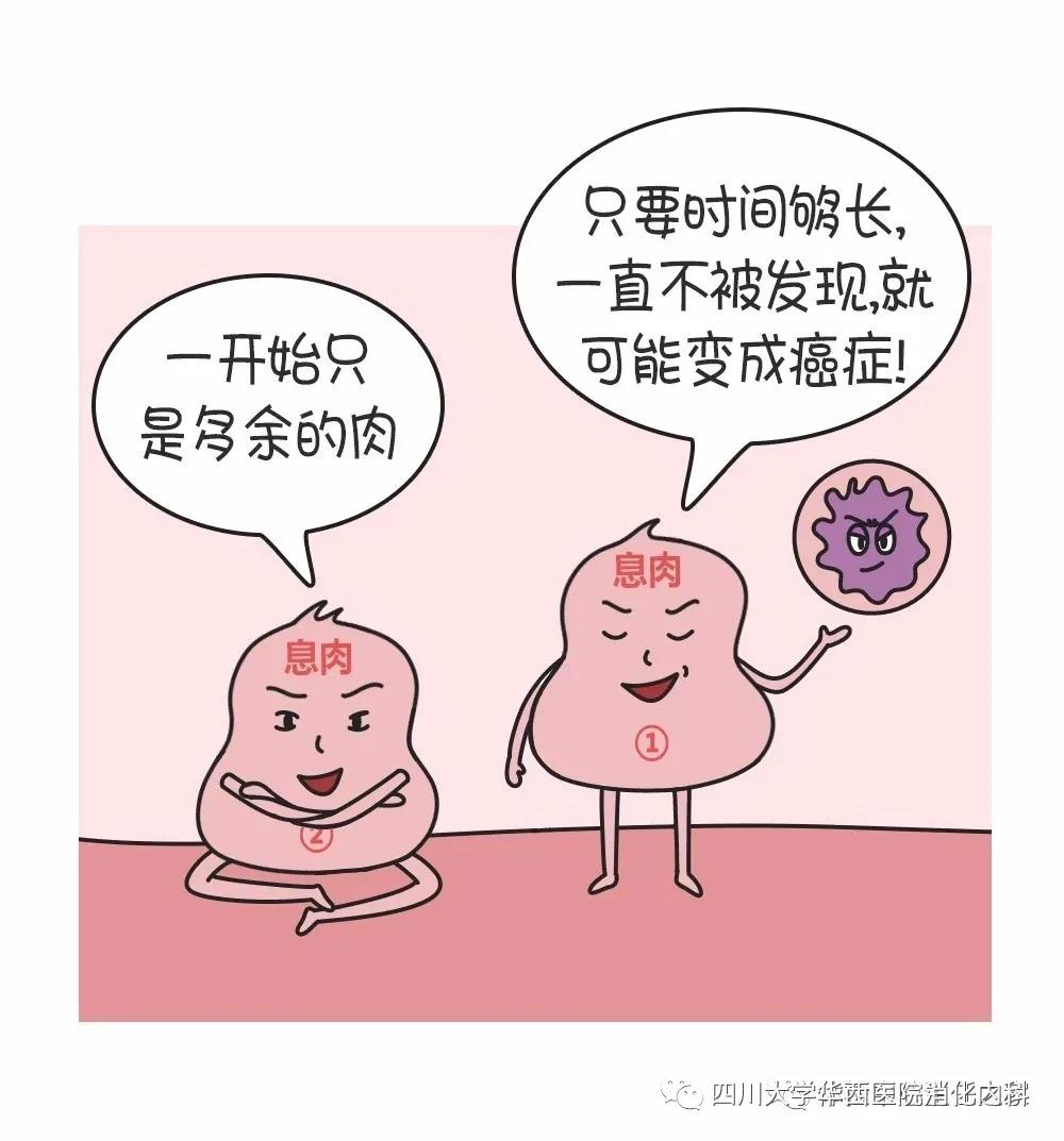 有些息肉，给它足够的时间，迟早会癌变