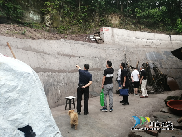 泸县云龙镇神灯岩滑坡排危除险项目通过验收