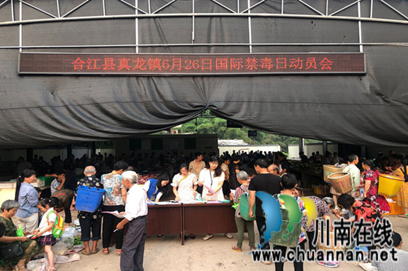 合江县真龙司法所开展禁毒宣传进乡村活动(图2)