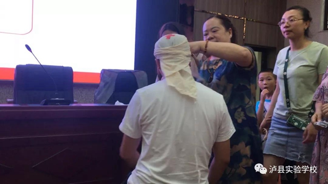 应急救护，为生命保驾护航 ——泸县实验学校开展2021年红十字救护员培训(图6)