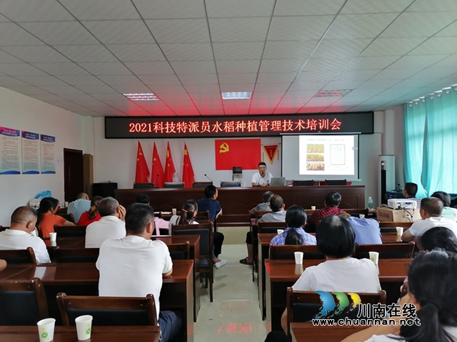 叙永县经济商务科学技术局组织四川省农业大学专家到叙永开展水稻种植管理技术培训(图1)