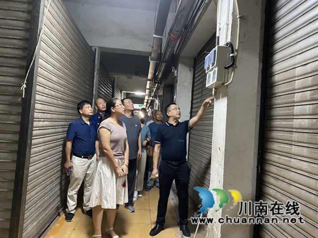 龙马潭区人大常委会视察小市街道老旧城区消防安全工作(图1)
