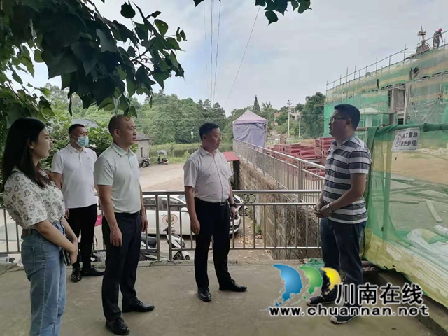 杨双全率队督导泸县小鹿溪河河长制工作(图1)