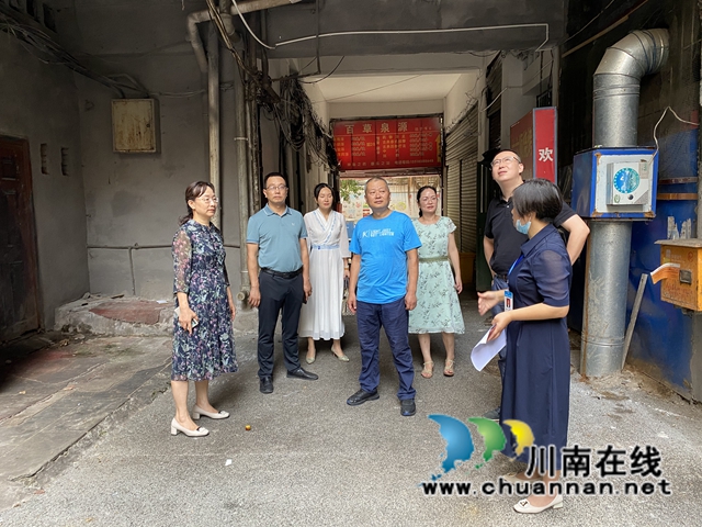 唐敏一行到龙马潭区小市街道调研(图4)