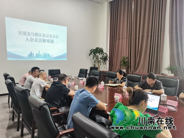 民盟泸州市龙马潭区基层委员会:入企走访解难题(图1) 民盟泸州市龙马潭区基层委员会:入企走访解难题(图1)