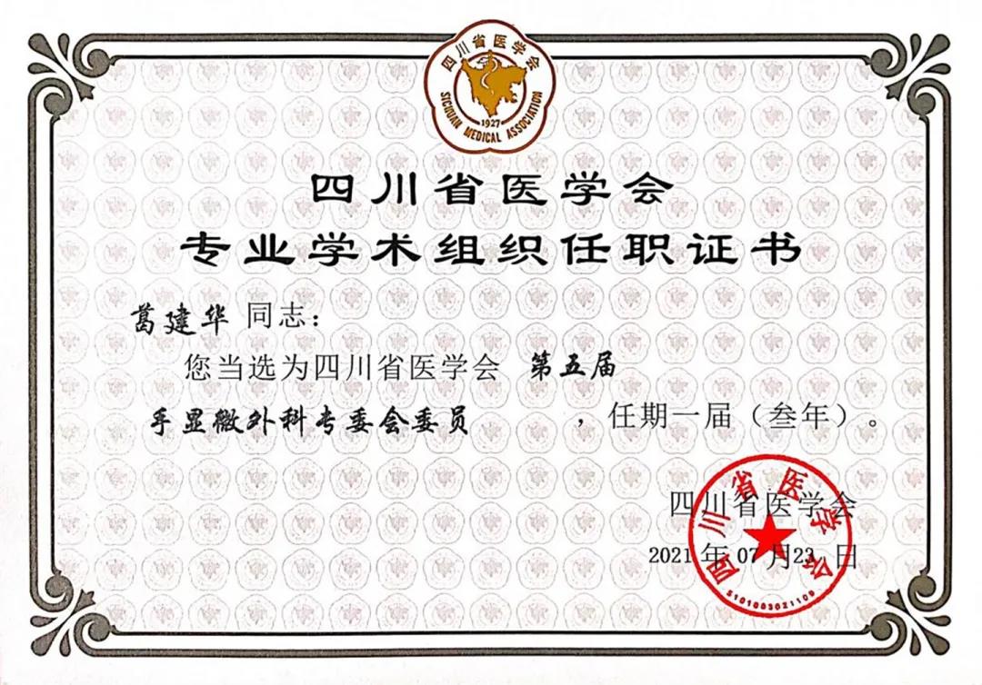 西南医大附属医院阳运康教授当选手显微外科专委会主任委员(图3)
