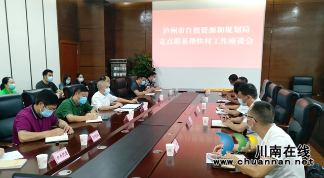 泸州市自然资源和规划局召开定点联系帮扶村工作座谈会(图1)