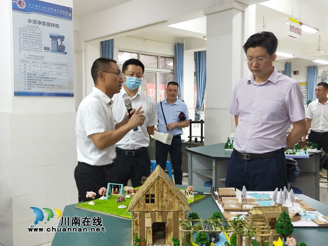 省人社厅调研泸县建校农民工培训工作(图1)