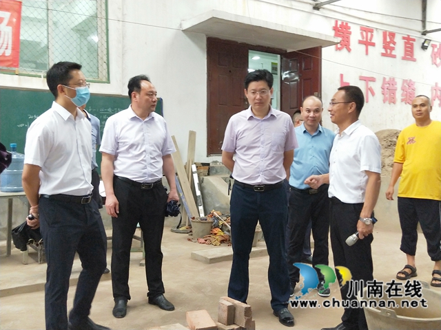 省人社厅调研泸县建校农民工培训工作(图2)
