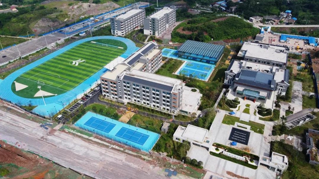 赞!高空下龙马潭的这些学校真美!(图5) 赞!高空下龙马潭的这些学校真美!(图5)