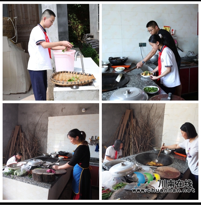 泸县得胜小学：师生家长参加“传承红色基因，少先队员在行动——拜访老兵”活动。(图6)