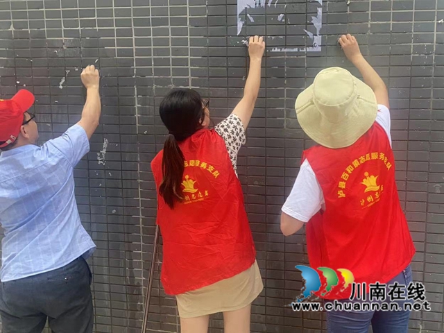 泸县百和镇开展新时代文明实践志愿服务活动