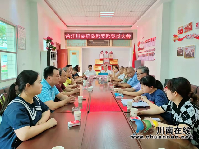 合江县委统战部开展支部暨工会活动