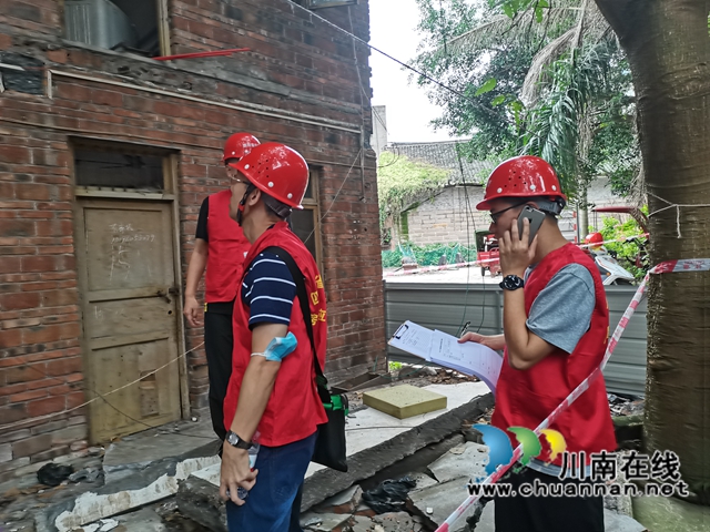泸县住建局火速开展房屋震害地毯式排查
