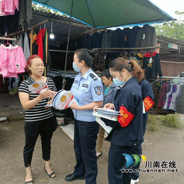 内江靖民镇青冈社区开展“珍爱生命，远离毒品”宣传活动