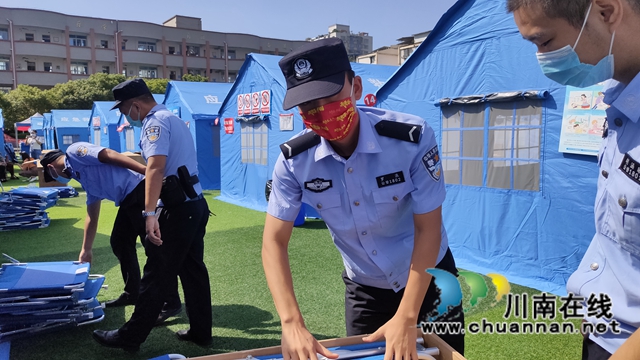 搬迁不眠夜 川警院警盾志愿者继续值守泸县(图11)