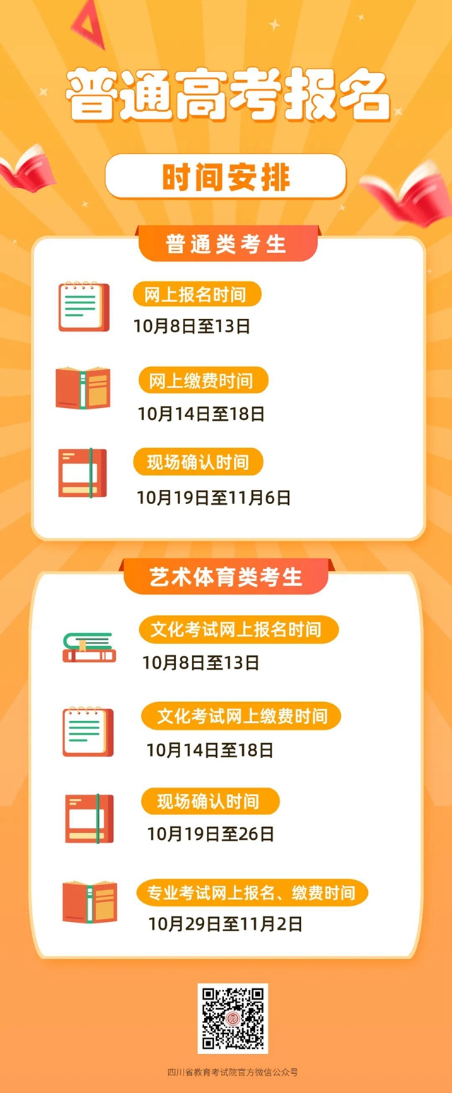 @2022年高考生，高考报名时间安排已出，请注意查收(图1)