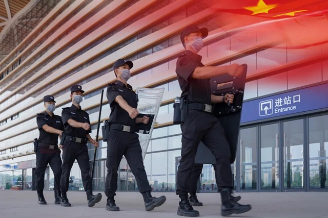 国庆第三日，龙马警队掠影(图6)
