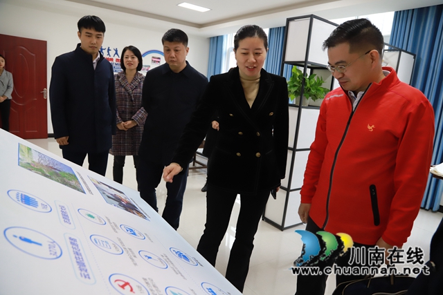 省乡村文化振兴样板村镇建设抽查组赴泸县云龙镇检查(图1)