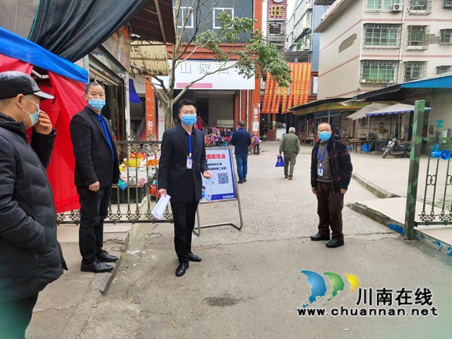泸县云龙镇持续强化辖区农贸市场疫情防控工作