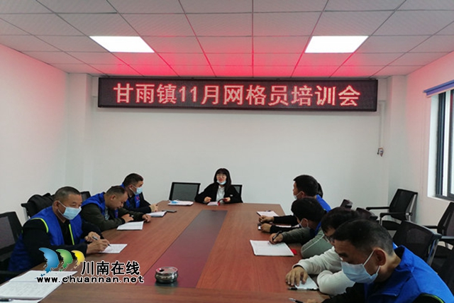 合江县甘雨镇：强化网格员培训，提升综合业务能力