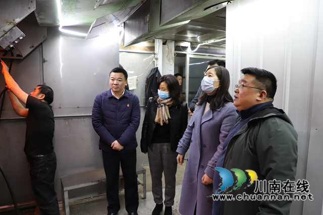 冯怀玉带队到泸县天兴镇企业调研链长制工作