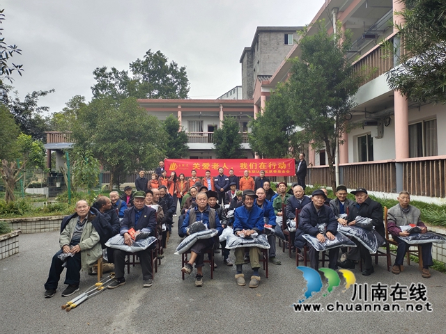 温暖！合江乡贤人士连续六年为敬老院老人送温暖(图3)