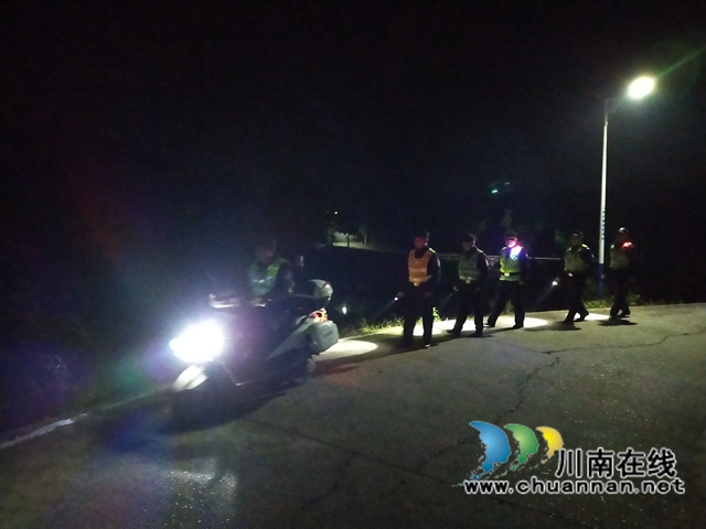泸县云龙镇：持续加强夜间巡逻，让群众更有安全感