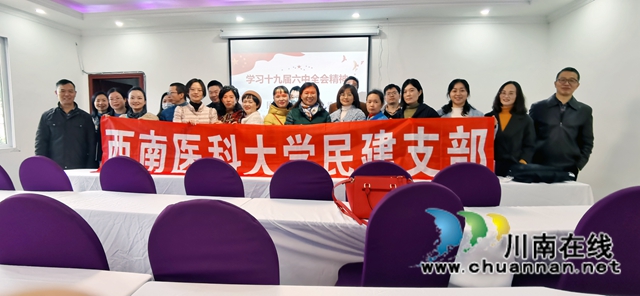 民建西南医科大学支部开展中共十九届六中全会精神学习活动