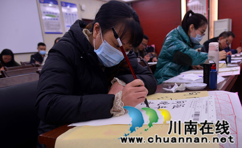 泸县建校参加泸县2021年教师基本功三笔字等级检测(图3) 泸县建校参加泸县2021年教师基本功三笔字等级检测(图3)