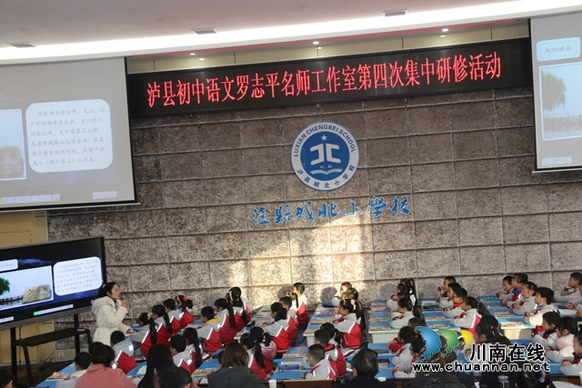  泸县诗词吟诵进校园活动走进泸县城北小学(图5)