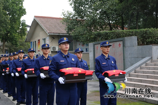 纳溪：迁葬零散烈士墓，红色基因代代传(图2)