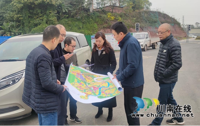 丁跃萍调研龙马潭区自然资源和规划工作