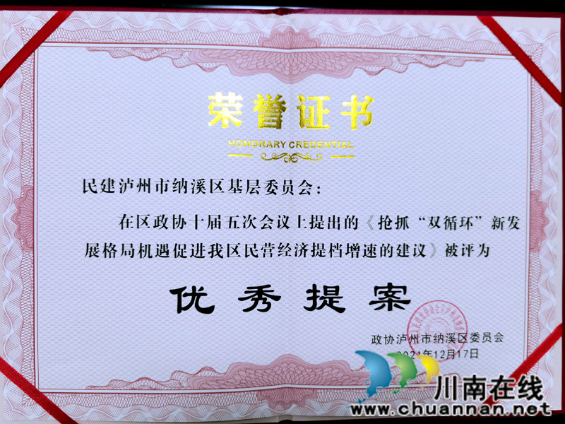 民建纳溪区基层委代表、委员积极履职(图3)