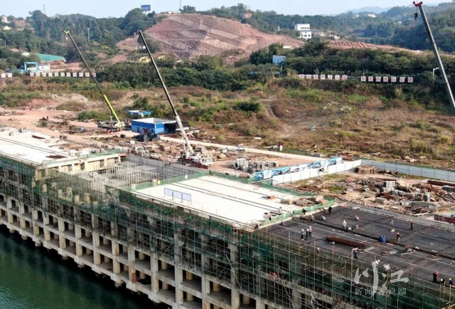 纳溪区石龙岩港口项目建设如火如荼
